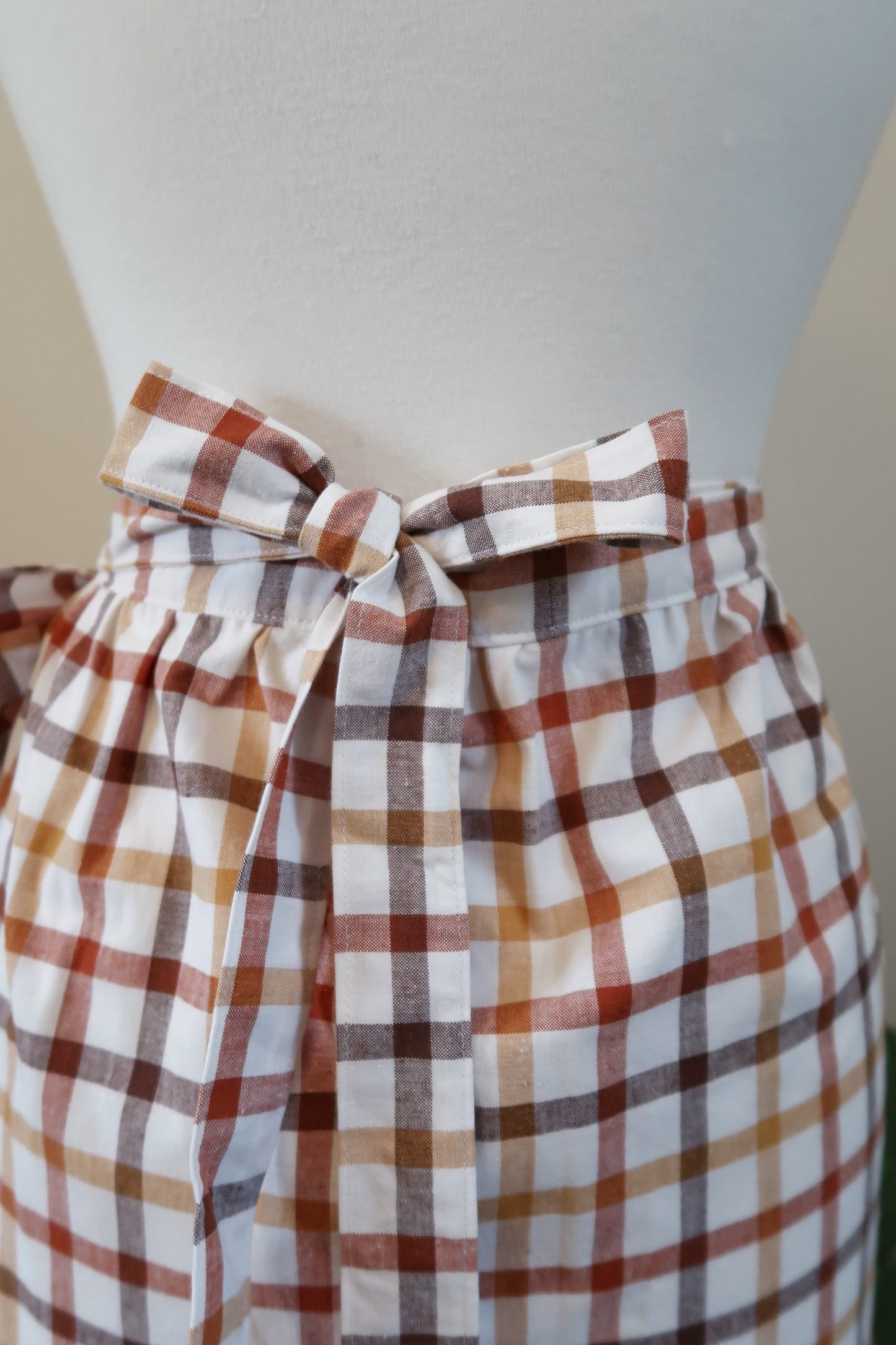 Wrap Skirt in Picnic Checks