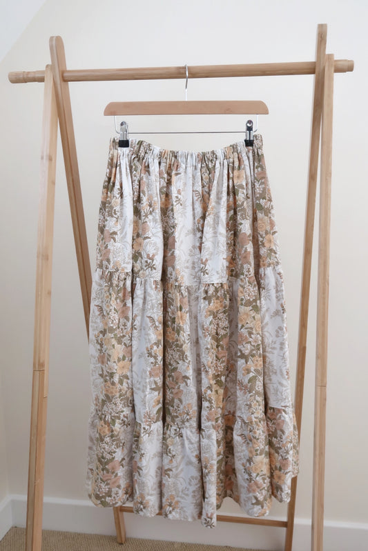 Ruffled Skirt in Vintage Daffodil