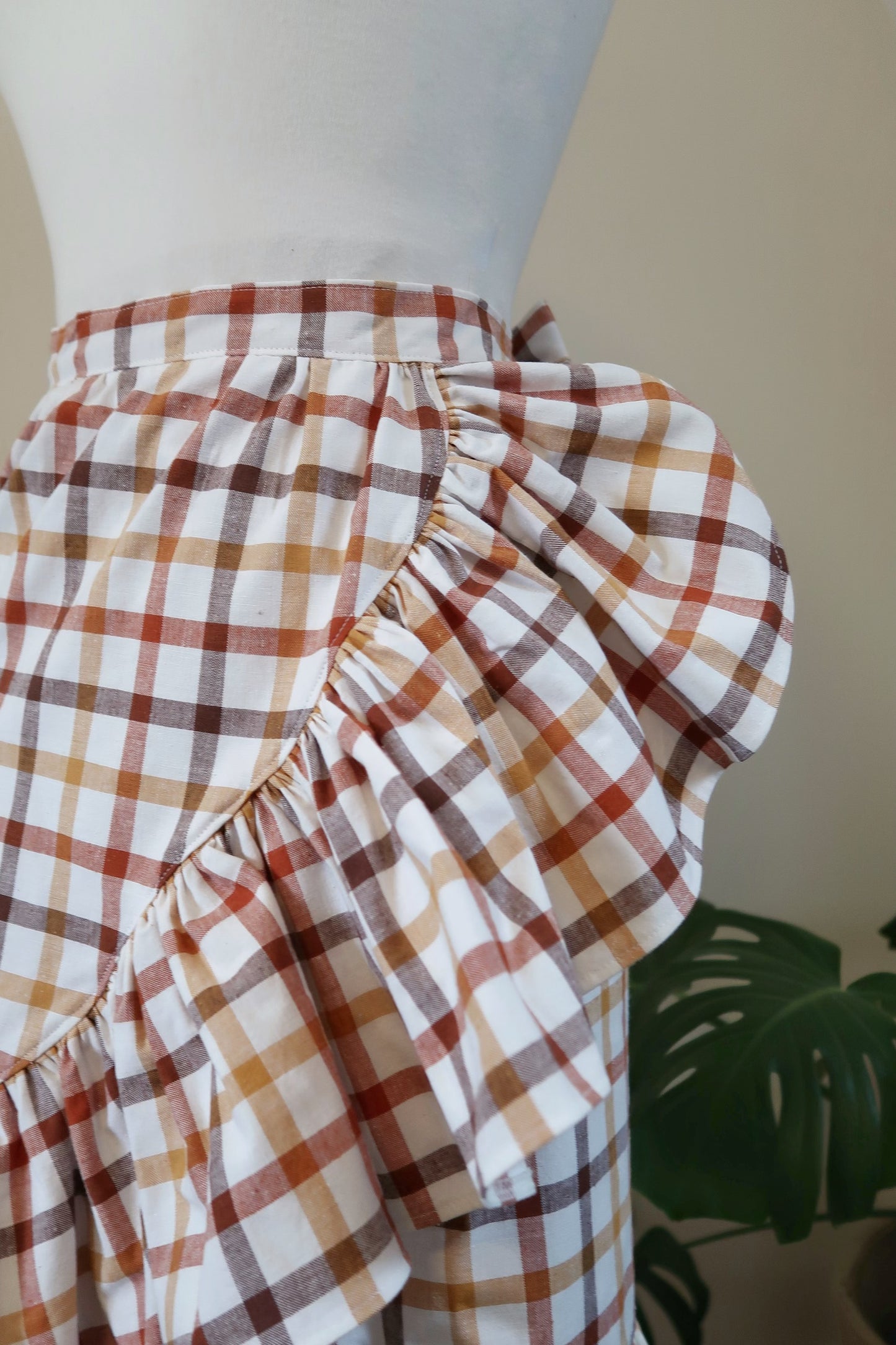 Wrap Skirt in Picnic Checks